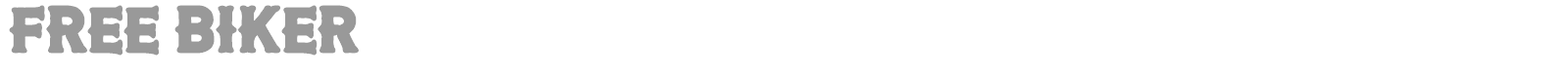 Free Biker font preview